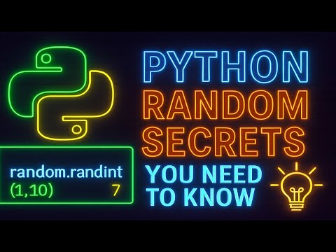 Python random Module Secrets You Need to Know!