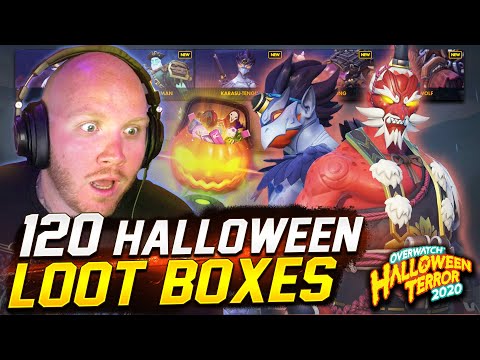 OVERWATCH HALLOWEEN LOOT BOX OPENING! SO MANY LEGENDARIES!