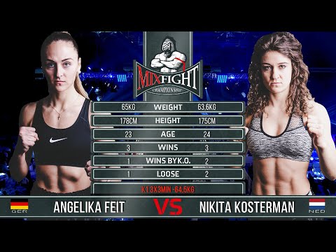 Angelika Feit Vs. Nikita Kosterman - | MFC K1 Match Full Fight | December 2019