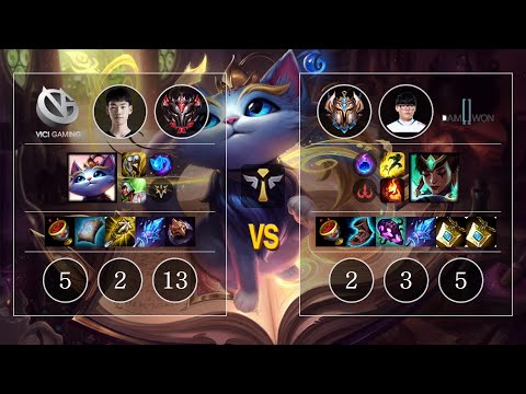 VG Hang Yuumi vs DWG Hoit Karma Sup - KR Patch 10.12