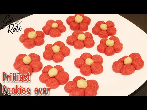 🌸 Prettiest Flower Cookies - I AM BACK  😁 - Gol Roti