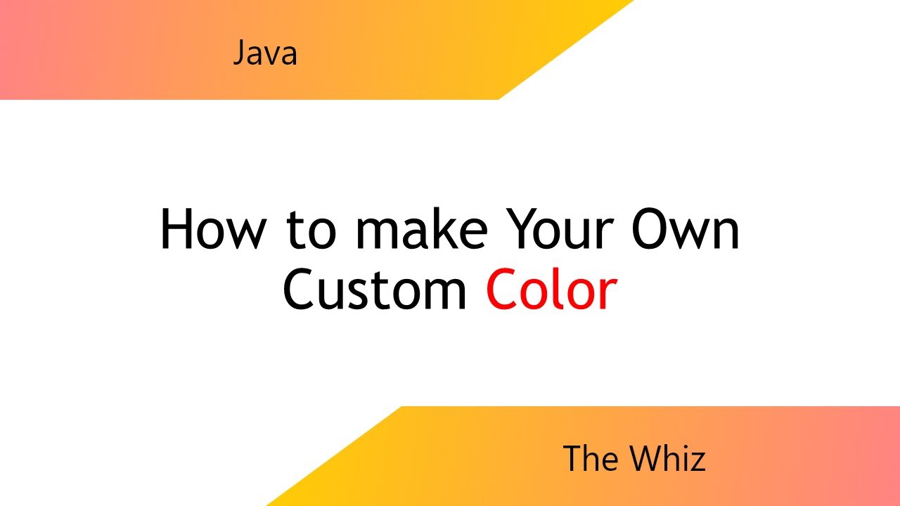 How to Add Custom Colors in ConsoleColors.java - Simple and Efficient