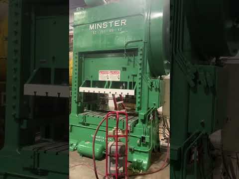 MINSTER 150 TON SSDC PRESS Straight Side, Double Crank (Single Action) Presses | Timco, Inc. (1)