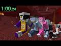 Speedrunning Minecraft But Every Minute The Player Changes