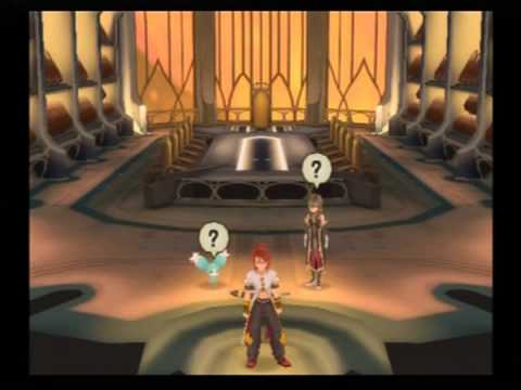 Tales of the Abyss - Luke sleeping in Tear's bed