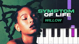 WILLOW - symptom of life (Piano tutorial)