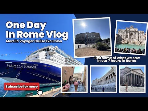 Rome in a day from Civitavecchia - Marella Voyager - Highlights of the Mediterranean Cruise