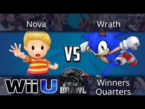 Gwinnett Brawl October 2017 - Nova (Lucas) vs Wrath (Sonic) - Smash 4 Winners Quarters