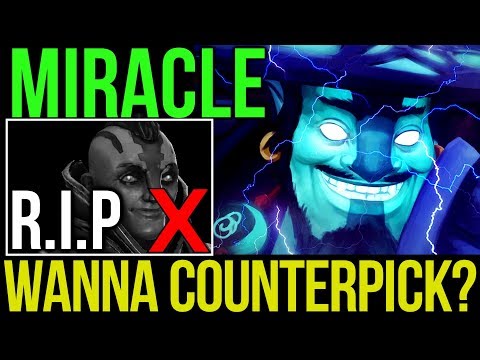 Miracle- [Storm Spirit] Counterpick with Midlane Anti Mage? Dota2