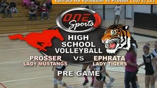 preview picture of video 'Ephrata HS Volleyball vs Prosser HS (10/2/12)'