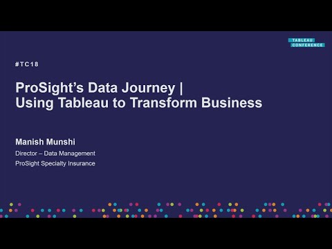 ProSight's data journey | Using Tableau to transform business