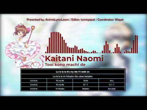 Kaitani Naomi- Tooi kono machi de | Lirik + Terjemahan Bahasa Indonesia, Kanji, Romanji, dan Inggris