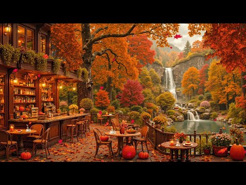 Cozy Space On The Porch 🍂 Peaceful Autumn with Halloween Coffee Ambience for Relax, Sleep