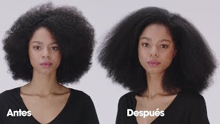 ghd Tutorial peinado ghd | Alisado natural de cabello muy rizado o afro | Con Charlotte Mensah anuncio