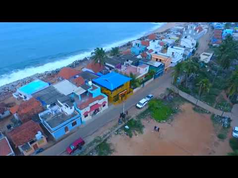Mulloorthurai Helicam View My Beautiful Village #mulloorthurai #helicam #myvillage #beachvillage