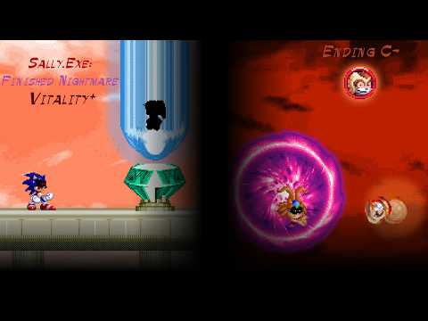 Ending C- (Vitality+ Difficulty) - Sally.Exe Finished Nightmare
