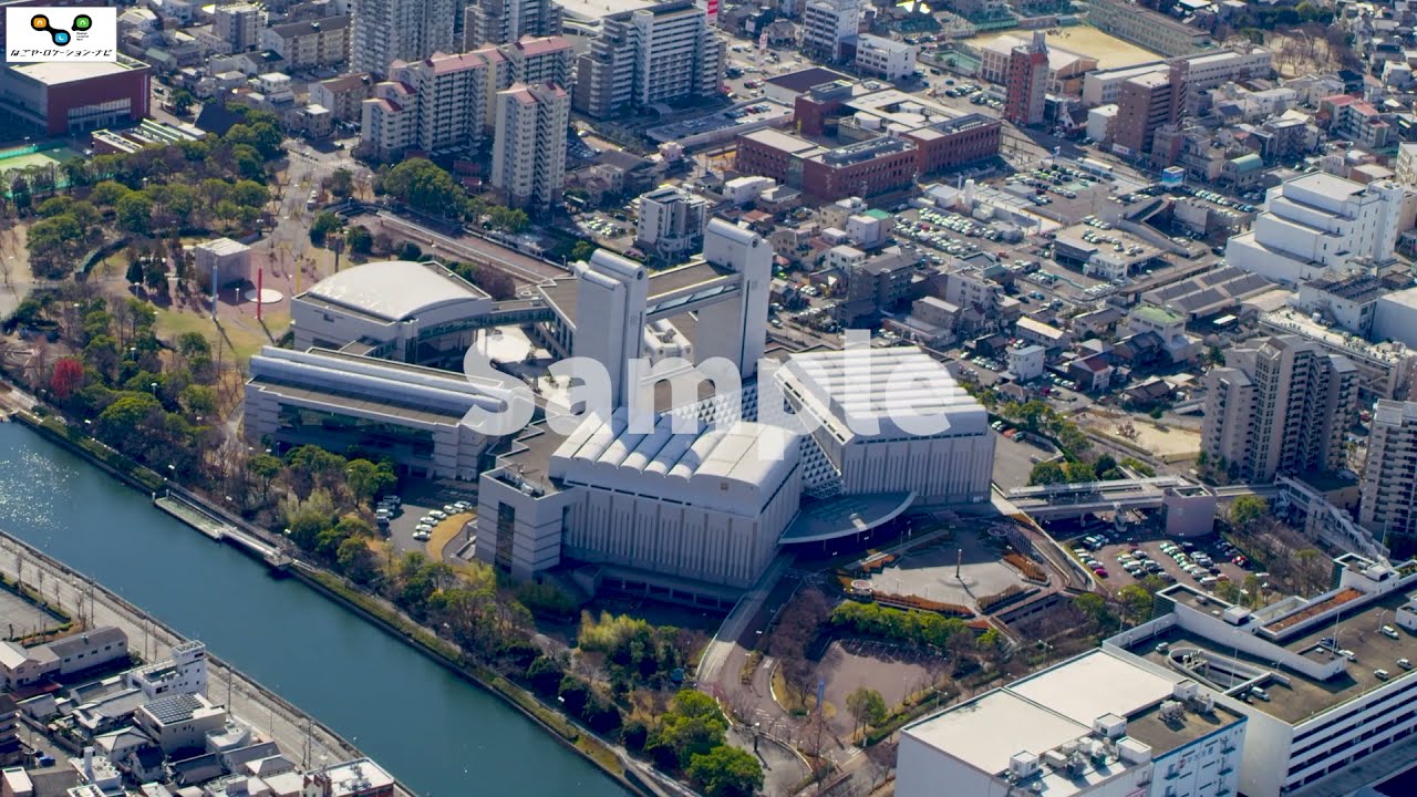 国際会議場空撮02