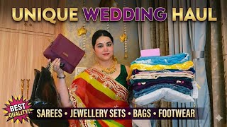 Myntra Saree, jewellery set, Earrings, Footwear & Bag haul starting Rs.250 @PoojaRikichoyal