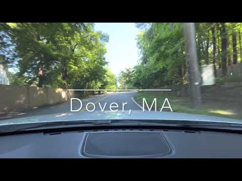 Dover, Massachusetts [A drive through the best driving roads of Dover] (4K)