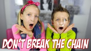 Don&#39;t Break the Chain Challenge!!!! / KarinaOMG / RonaldOMG