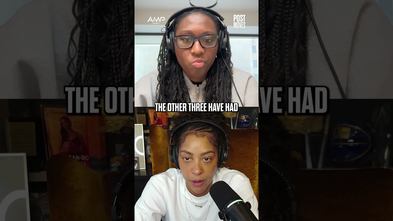 They CALLED IT 🗣️ Candace and Aliyah knew it would be UConn's Sarah Strong for POTY!