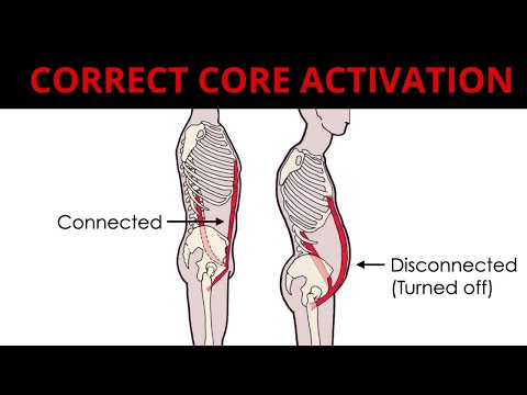 Engage Core Abdominal Muscles The Right Way | Core Contraction Amount
