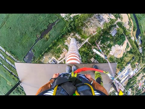 BNT 299 In Szczecin on the big chimney (Dream Jump Big Tower 252 meters)