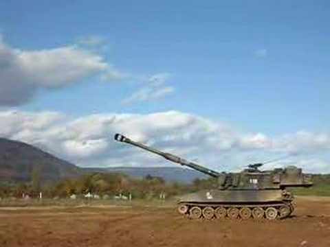 M 109 beim Schiessen