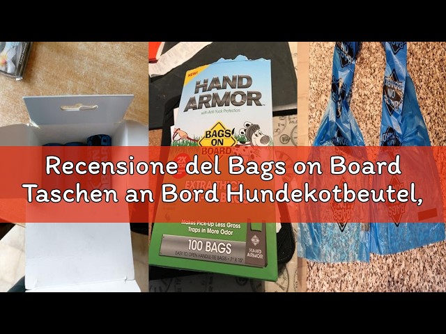 Vídeo relacionado con Bags On Board Hundekotbeutel Regenbogen - 140 Kotbeutel