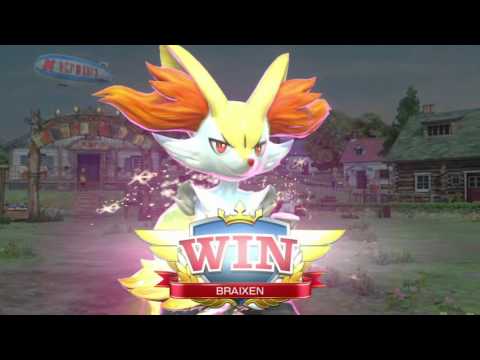 Pokken Tournament - Suzu (Braixen) vs Scissors (Charizard)