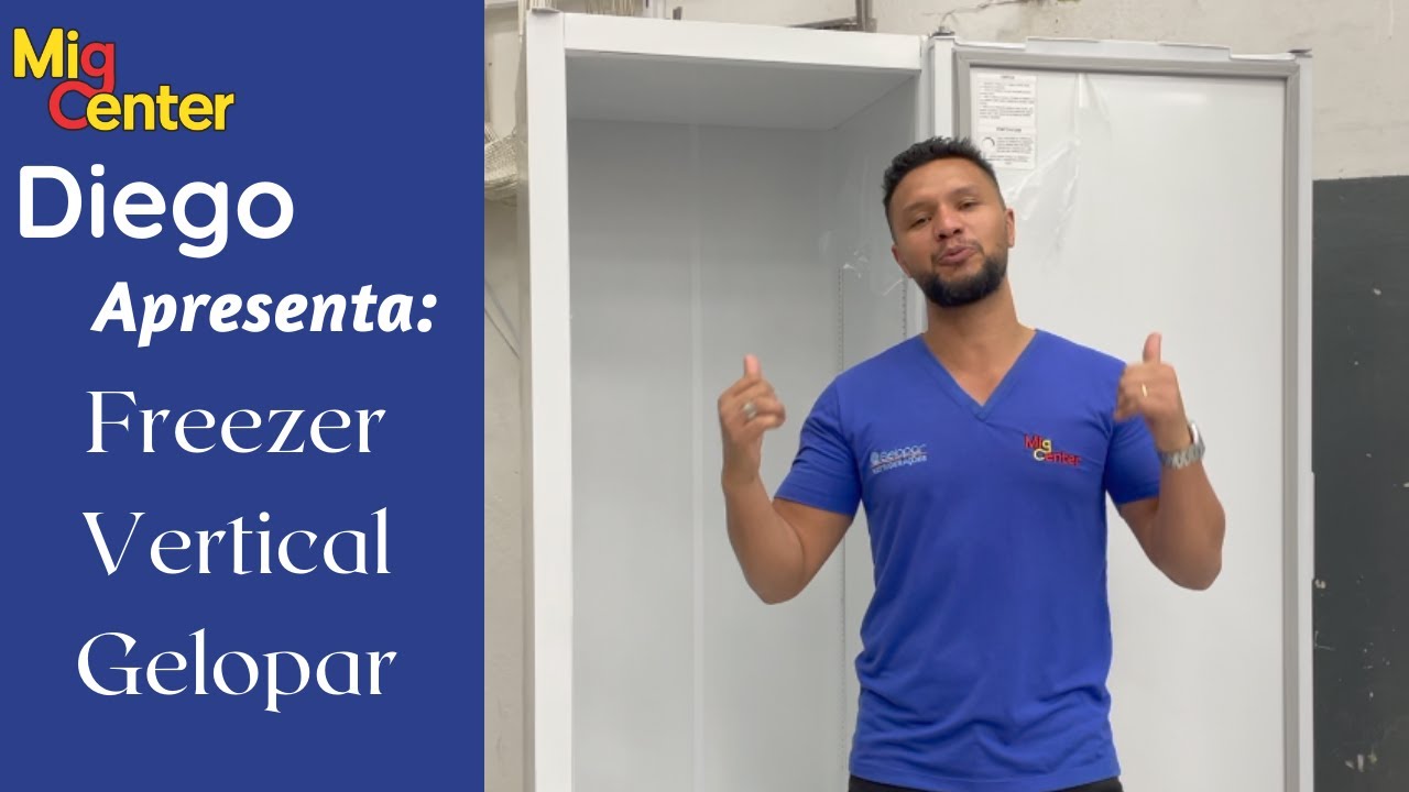Freezer Vertical 575l Gelopar - GPC 57 - Diego Apresenta - Mig Center