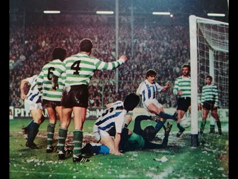 Sporting Lisbona-Real Sociedad 1-0 Coppa Campioni 82-83 Quarti A