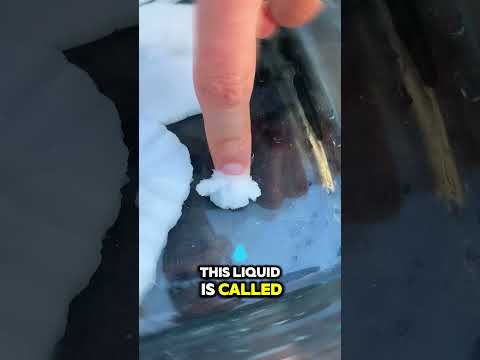 Hot Ice Experiment! Instantly Freezing Liquid Reaction 🔥❄️ #Science #shorts