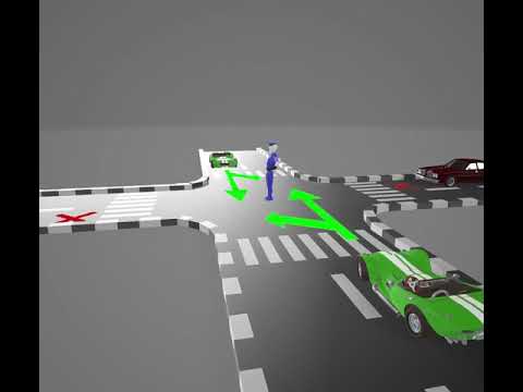 Shenjat e policit- duart e shtrira horizontale (2/3)