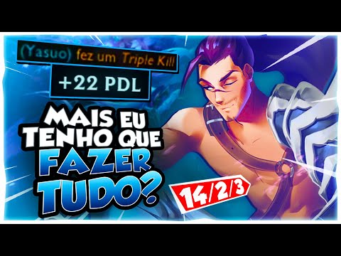 É SEMPRE ASSIM, TENHO Q FAZER TUDO (Ranked)  - Yasuo vs Viktor | League of legends