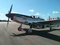 Mustang P-51D Glamorous Gal engine start- CLOSE UP!