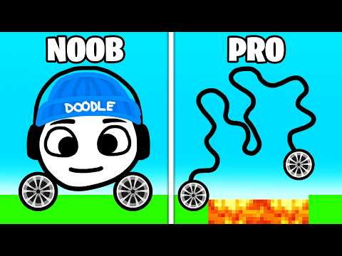 Can We Go NOOB vs PRO in Car Drawing Game?