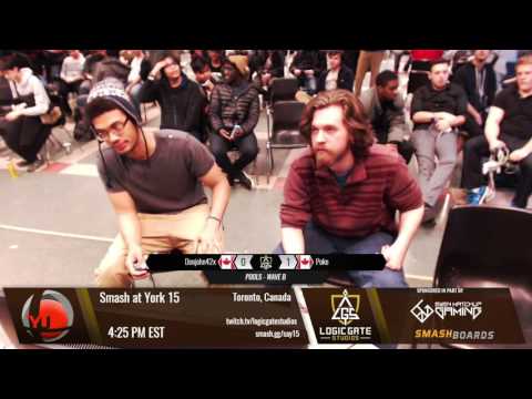 Smash at York 15 - Poke (Luigi) vs Donjohn (Yoshi, ZSS) - Smash 4 Wave B Pools