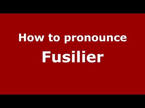 How to pronounce Fusilier (Argentine Spanish/Argentina) - PronounceNames.com