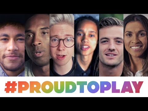 #ProudToPlay。慶祝所有運動員的平等 (#ProudToPlay: Celebrating equality for all athletes)