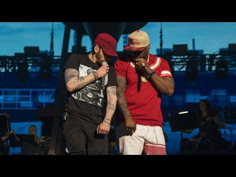 Eminem ft. 50 Cent - Patiently Waiting, I Get Money, In Da Club, Crack a Bottle ???? (Multicam New)