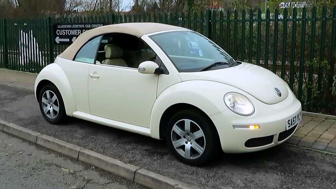 2007 Volkswagen Beetle Convertible 1.6 Luna - Start up and ...