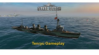 Steel Ocean: IJN Cruiser Tenryu Gameplay