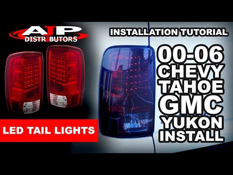 00-06 CHEVY TAHOE / GMC YUKON LED TAIL LIGHTS INSTALL - AJP DISTRIBUTORS