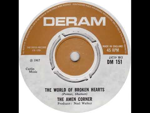 UK New Entry 1967 (246) The Amen Corner - The World Of Broken Hearts
