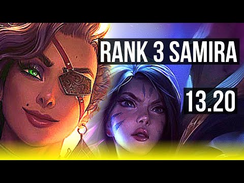 SAMIRA & Rakan vs KAI'SA & Thresh (ADC) | Rank 3 Samira, Comeback, 15/3/8 | JP Challenger | 13.20