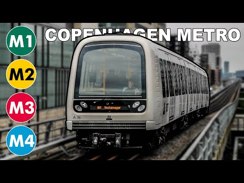 🇩🇰 Copenhagen Metro - All the Lines (2024) (4K)