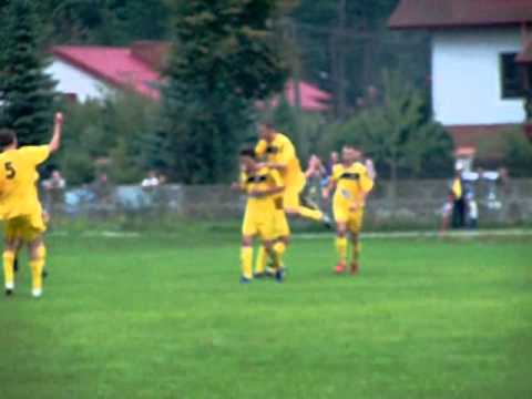LO, 10.09.2011, Tygrys Huta Mińska - MKS Mazovia 1:1, bramka Kozakiewicza