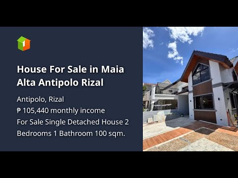 House For Sale in Maia Alta Antipolo Rizal