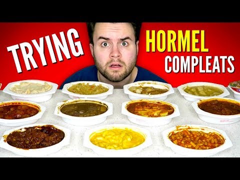 I tried every Hormel Compleats meal I could find... OMG